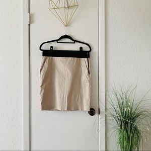 Banana Republic Stretch Khaki Pencil Skirt